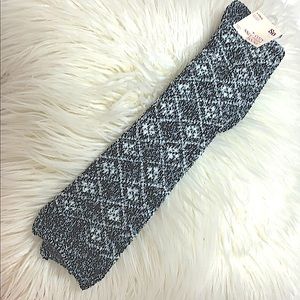 Fuzzy knee high socks